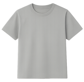 Grey Round-Neck TShirt